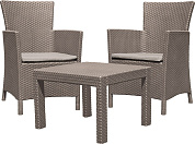 комплект мебели розарио балкон (rosario balcony set) капучино в официальном магазине viva-verde.ru