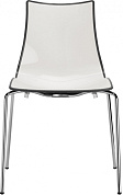 стул пластиковый scab design zebra bicolore 4 legs в официальном магазине viva-verde.ru