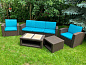 Комплект чехлов для Rattan Premium  4 синий