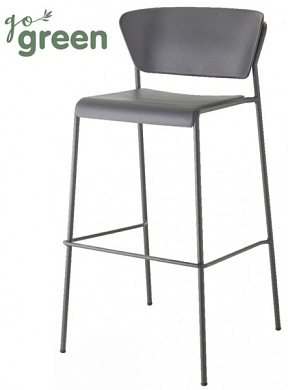 стул пластиковый барный scab design lisa technopolymer go green в официальном магазине viva-verde.ru