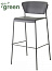 Стул пластиковый барный Scab Design Lisa Technopolymer Go Green