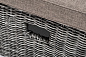 "Рим" шезлонг с подушкой, цвет графит