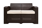 раттан премиум / rattan premium, диван двухместный, венге в официальном магазине viva-verde.ru