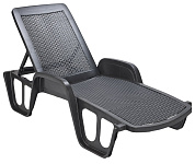 шезлонг пластиковый garden rattan pool в официальном магазине viva-verde.ru