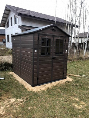 сарай scala 6x8, коричневый от магазина viva-verde.ru