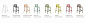 Стул пластиковый барный Nardi Doga Stool