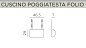 Подушка-подголовник для лаунж кресла Nardi Folio