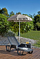 Шезлонг пластиковый GARDEN RATTAN Pool
