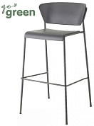 стул пластиковый барный scab design lisa technopolymer go green в официальном магазине viva-verde.ru
