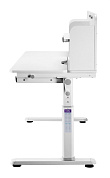 Комплект парта Iris II Grey + кресло Cielo Grey + чехол для кресла в подарок Оранжевый. Растущие парты, парты-трансформер для дома и школы. За такой партой школьник будет учиться на отлично ⭐⭐⭐⭐⭐