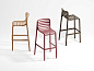Стул пластиковый барный Nardi Doga Stool