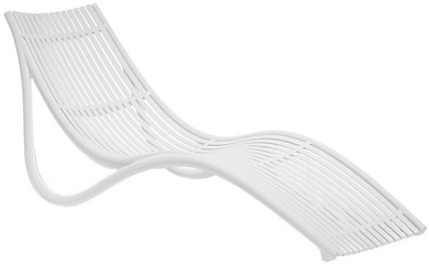 лежак пластиковый vondom ibiza basic в официальном магазине viva-verde.ru