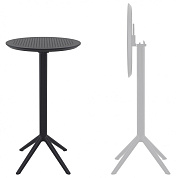 стол пластиковый барный складной siesta contract sky folding bar table 60 в официальном магазине viva-verde.ru