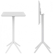 стол пластиковый барный складной siesta contract sky folding bar table 60 в официальном магазине viva-verde.ru