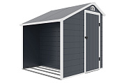сарай пластиковый black fox modernist d, 3.92 м2 от магазина viva-verde.ru