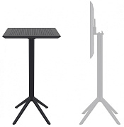 стол пластиковый барный складной siesta contract sky folding bar table 60 в официальном магазине viva-verde.ru