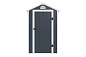 Сарай пластиковый Black Fox Modernist A, 1.4 м2