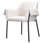 Стул aline, шенилл, молочный от производителя. Магазин дизайнерской мебели. ⭐ Более 100 видов столов, стульев, диваны, кресла, обеденные группы, лаунж-зоны.