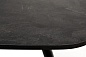 "Верона" журнальный стол из HPL 120х65, H40, каркас черный муар, цвет столешницы "серый гранит"