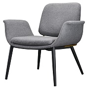 Лаунж-кресло hilde, шенилл, серое от производителя. Магазин дизайнерской мебели. ⭐ Более 100 видов столов, стульев, диваны, кресла, обеденные группы, лаунж-зоны.