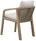 Кресло деревянное с подушками Tagliamento Rimini KD
