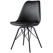 Стул mirkl, экокожа, черный от производителя. Магазин дизайнерской мебели. ⭐ Более 100 видов столов, стульев, диваны, кресла, обеденные группы, лаунж-зоны.