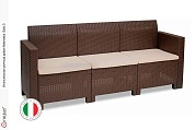 комплект мебели nebraska sofa 3 (3х местный диван), венге в официальном магазине viva-verde.ru