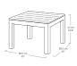 Стол Orlando Small Table (капучино)