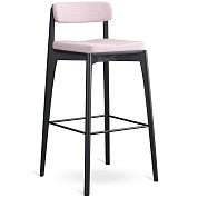 Стул барный aska, рогожка, черный/розовый от производителя. Магазин дизайнерской мебели. ⭐ Более 100 видов столов, стульев, диваны, кресла, обеденные группы, лаунж-зоны.