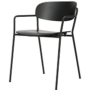 Стул с подлокотниками torfrid, черный от производителя. Магазин дизайнерской мебели. ⭐ Более 100 видов столов, стульев, диваны, кресла, обеденные группы, лаунж-зоны.