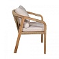 Кресло деревянное с подушками Tagliamento Rimini KD