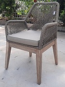 кресло деревянное плетеное tagliamento belle в официальном магазине viva-verde.ru